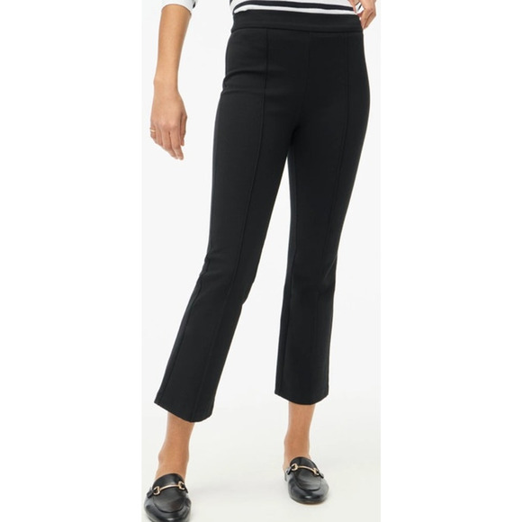 J Crew Crop Flare Pull On Ponte Trendy Pants US Women's 4New - Picture 1 of 7